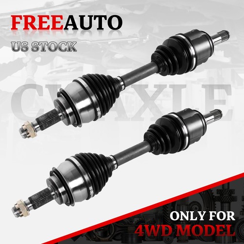 Front axle shafts - cv,